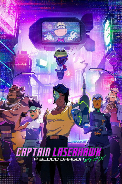Affiche de Captain Laserhawk: A Blood Dragon Remix